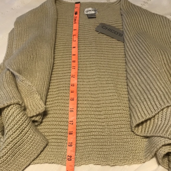Ladies Chico’s Lila Shrug Cardigan Natural - Picture 8 of 9